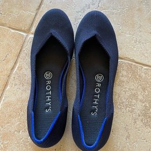 Rothy’s flats Navy size 8.5
